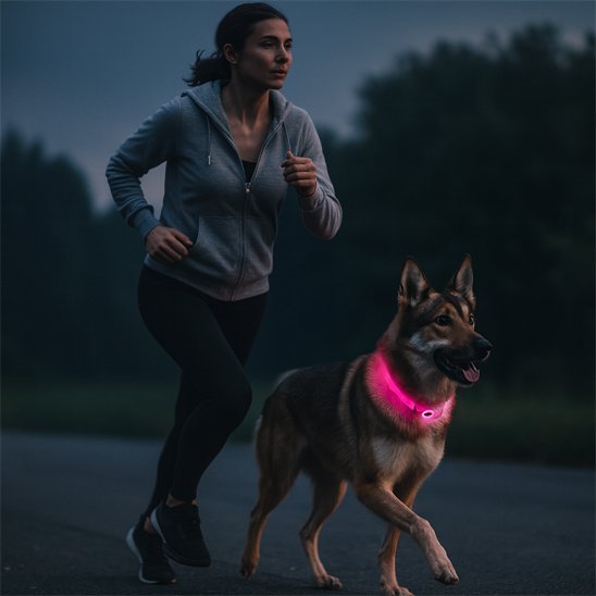 Collier lumineux chien | NightSafe - Vie2chien