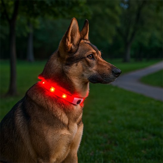 Collier lumineux chien | NightSafe - Vie2chien